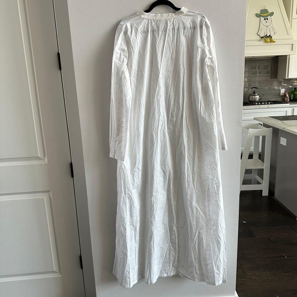 Emporio Sirenuse Embroidered Stars white cover up dress Size 48 - Picture 7 of 7